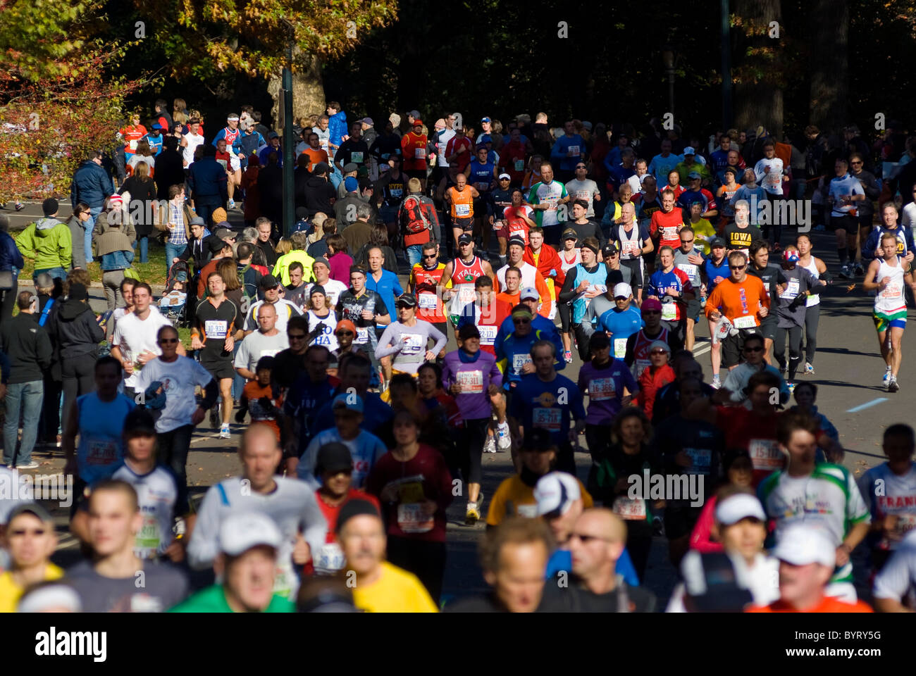 Coureurs de marathon Banque D'Images