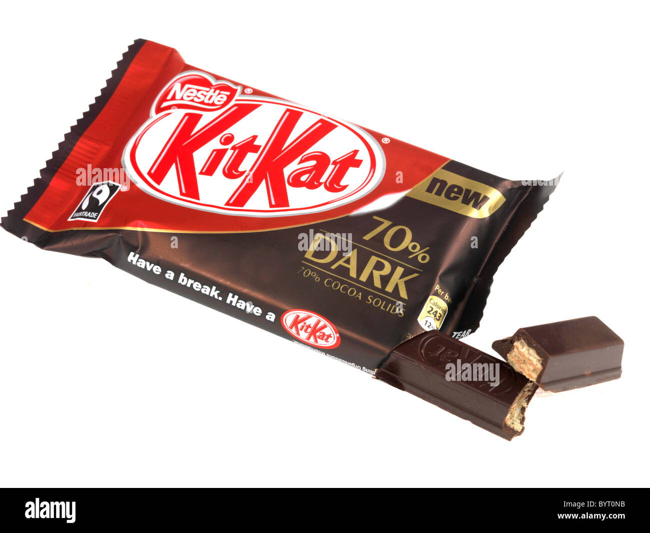 Nestle kit kat dark chocolate bar Banque de photographies et d’images à