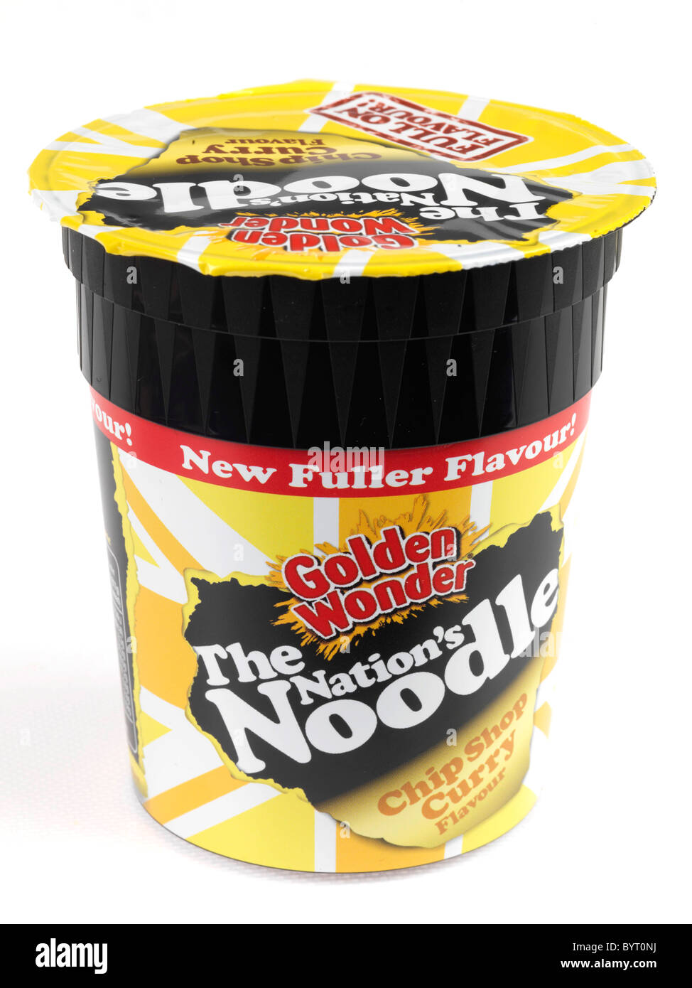 Golden Wonder pot noodles Banque D'Images