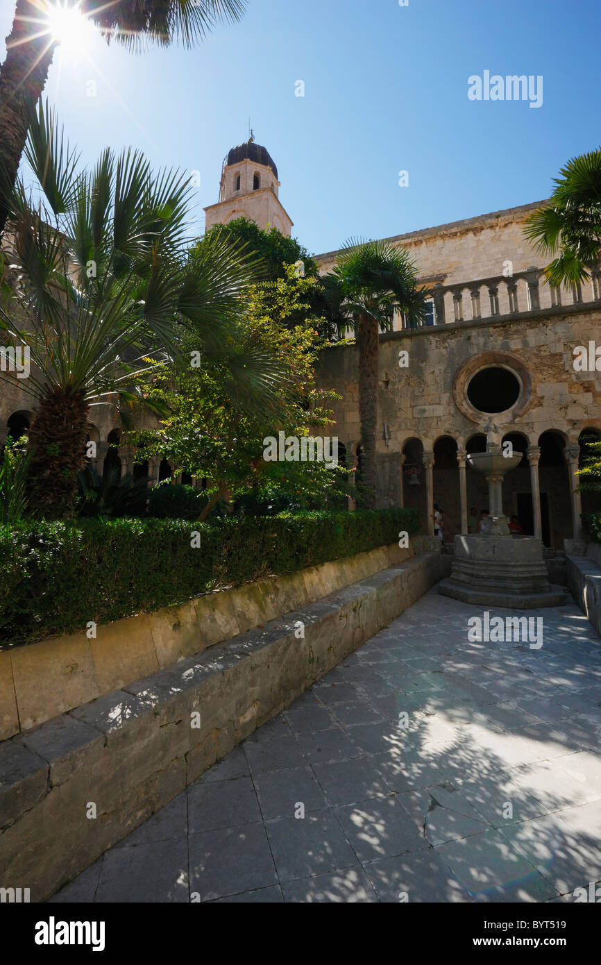 Dubrovnik, Franciscain, monastères, patrimoine mondial de l'UNESCO en Croatie Banque D'Images
