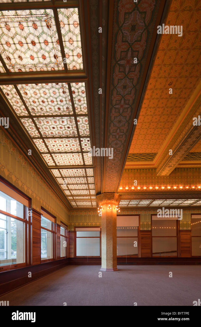 Bâtiment restauré Bourse de Chicago, Art Institute of Chicago, USA Banque D'Images