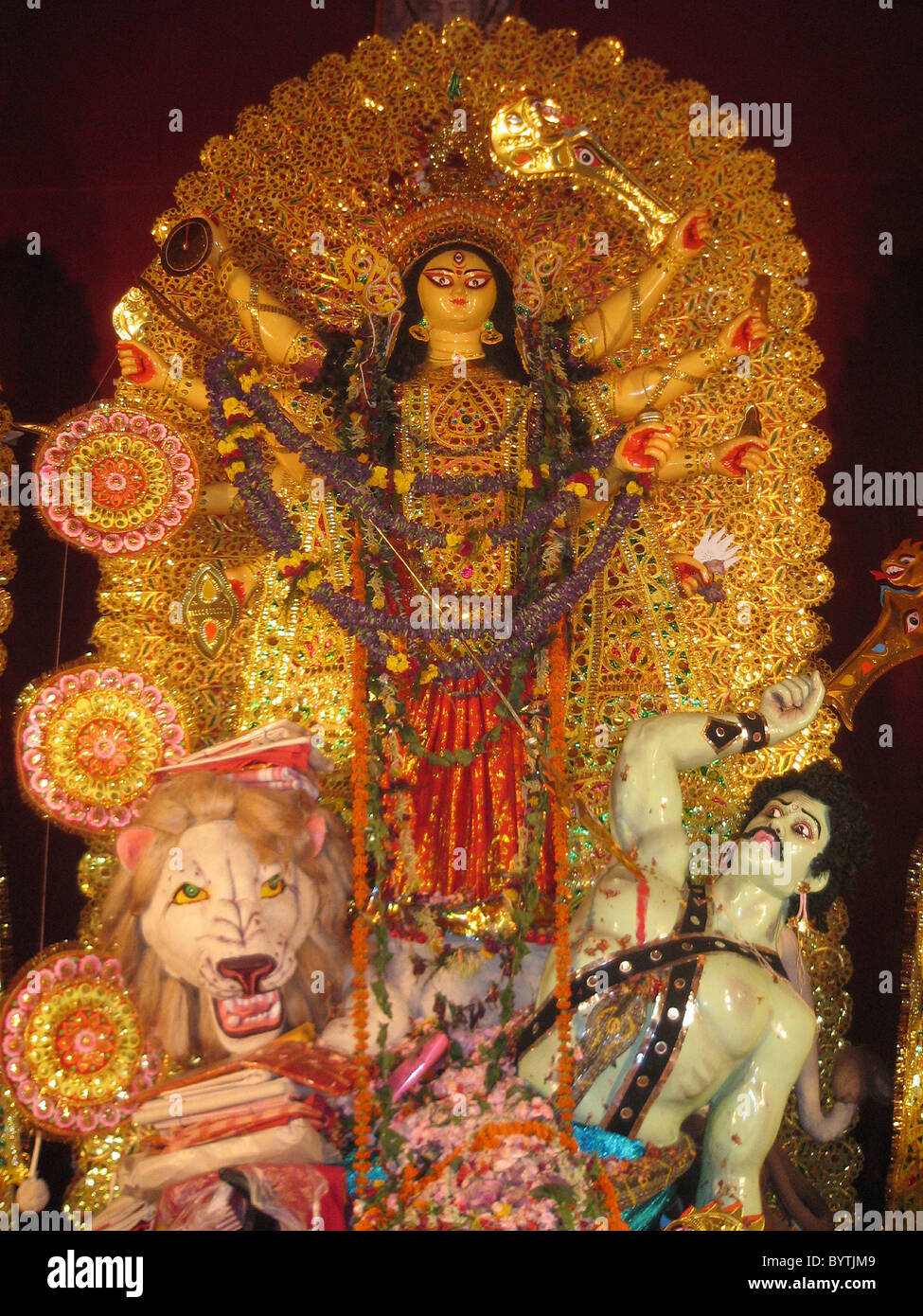 Durga Puja Banque D'Images