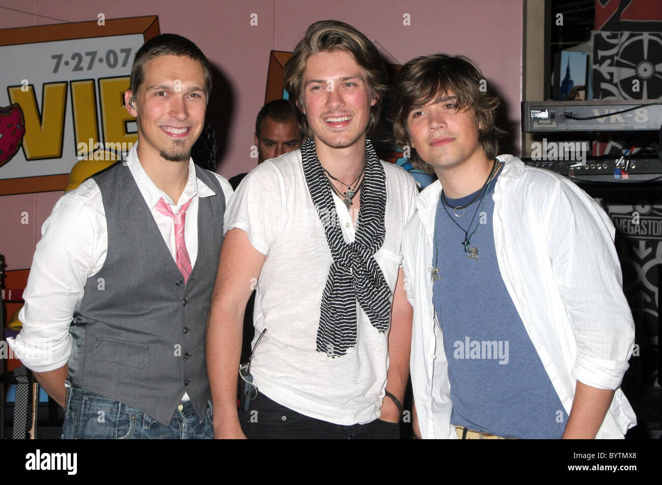 Zac hanson and wife kate Banque de photographies et d’images à haute