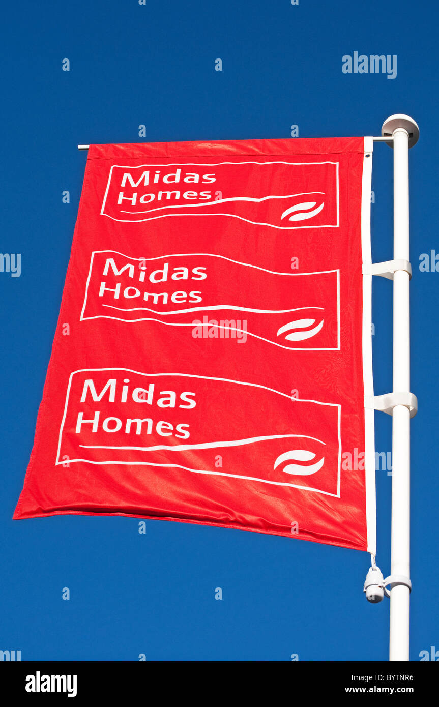 ' ' Maisons Midas Midas pavillon maisons sont la construction d'entreprise basée dans le sud-ouest de l'angleterre Banque D'Images