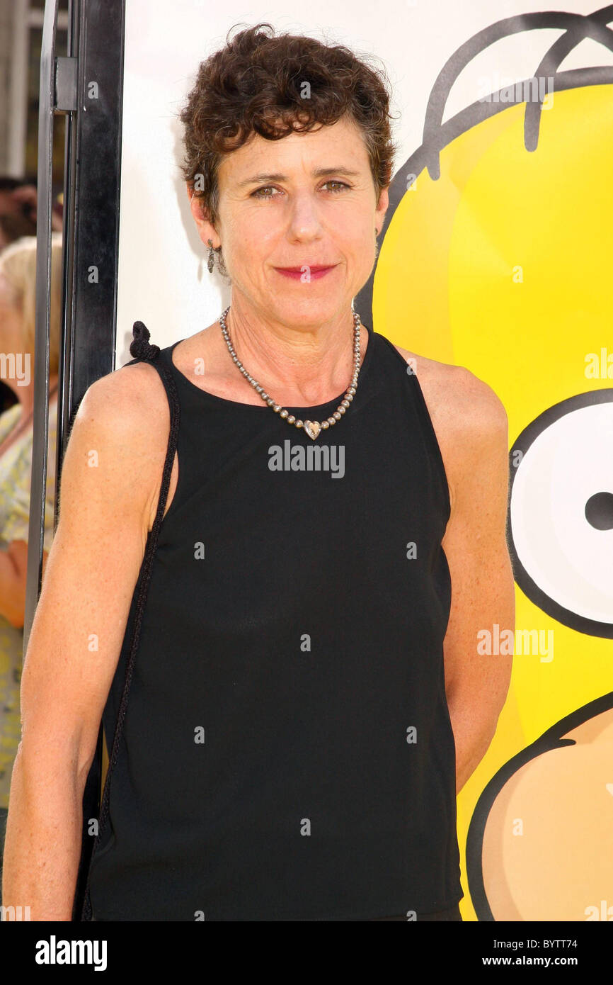 Julie Kavner - voix de Marge Simpson 'Les Simpson - Le film' première au Mann Village Theatre - Arrivals Westwood, Californie Banque D'Images