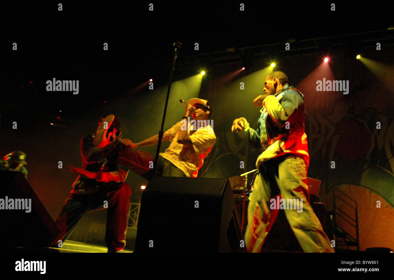 Chris Brown l'exécution en concert au Save Mart Center Fresno, Californie - 12.07.07 Banque D'Images