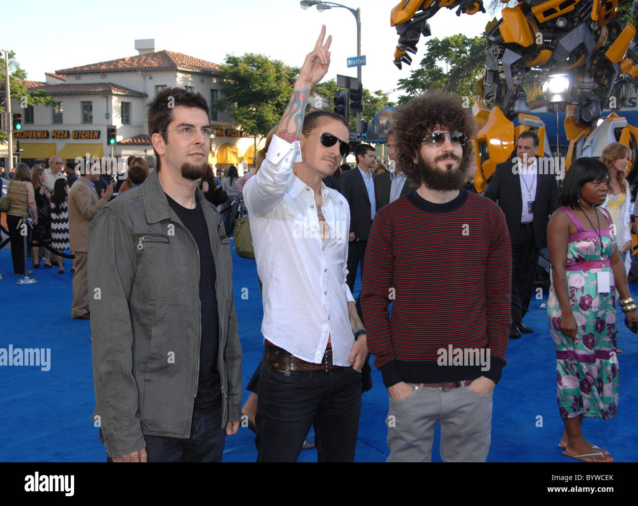 Linkin Park Los Angeles premiere de 'Transformers' tenu à la Mann Village Theatre Westwood, Californie - 27.06.07 : Banque D'Images