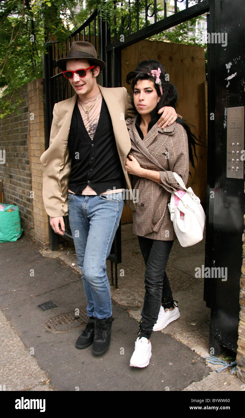(Photo), Amy Winehouse et son mari Blake Fielder Civil obtenir dans l