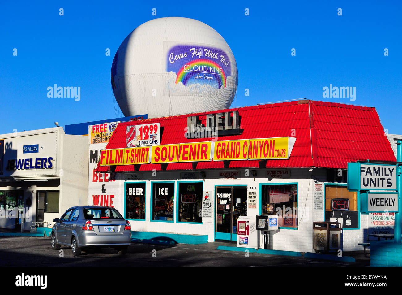 M. Deli Boutique Souvenirs sur Las Vegas Boulevard, Las Vegas, Nevada, USA Banque D'Images