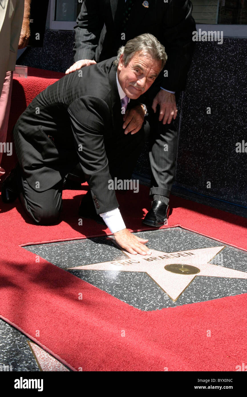 Eric Braeden est honorée avec le 2,342ème étoile sur le Walk of Fame sur Hollywood boulevard Hollywood, Californie - 20.07.07 Banque D'Images