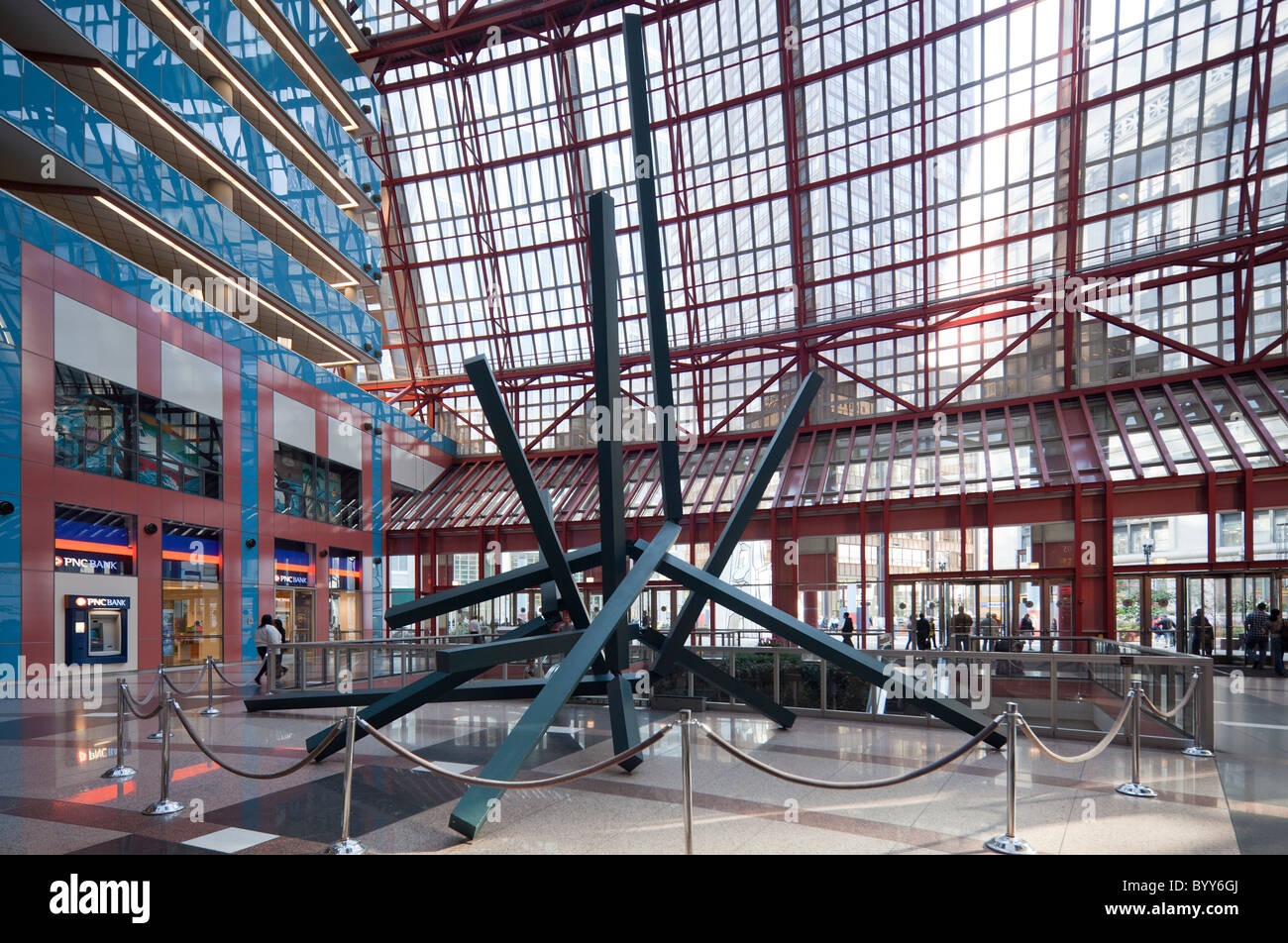 R James Thompson Center, Chicago, Illinois, États-Unis Banque D'Images