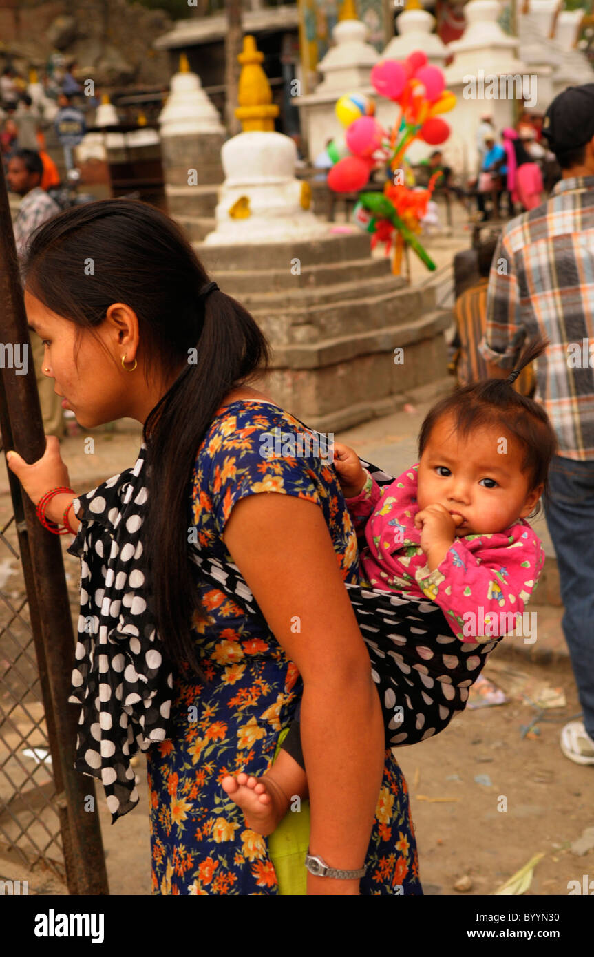 La vie des populations ( l ) les Népalais , la vie dans la rue à Katmandou kathmandu , Népal , Banque D'Images