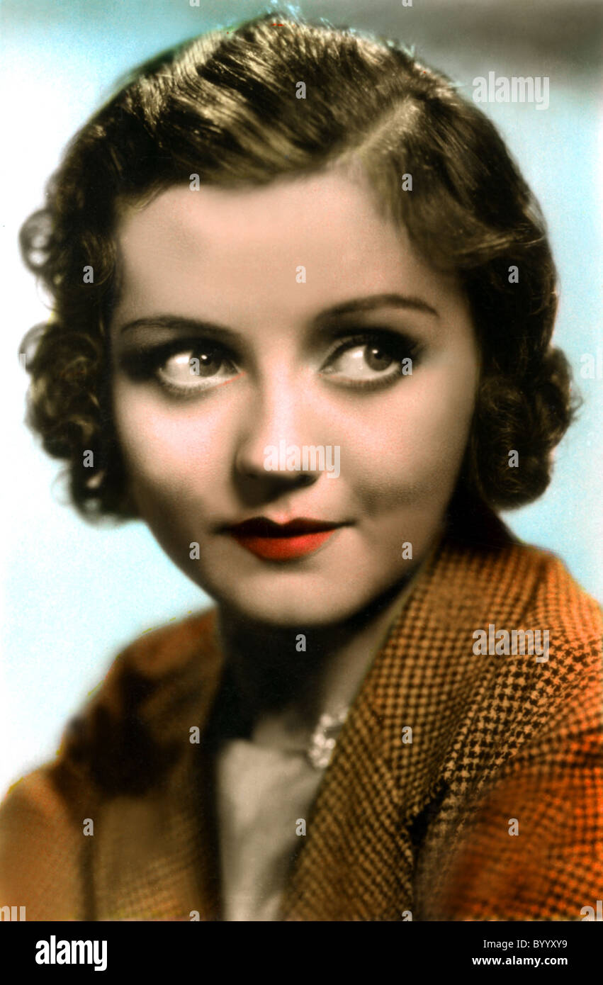 L'actrice Nancy Carroll (1927) Banque D'Images