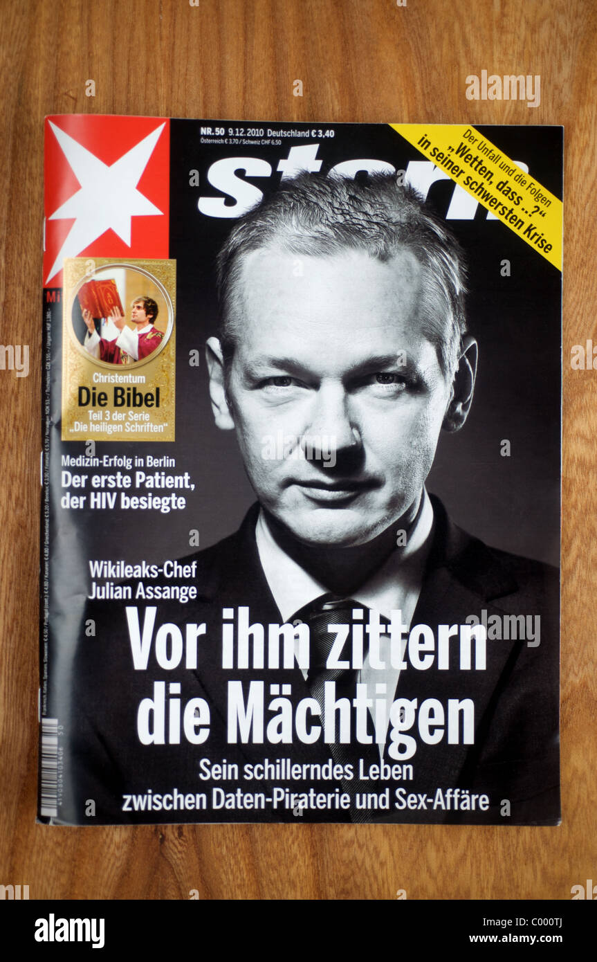 Magazine d'information hebdomadaire allemand, Stern. Banque D'Images