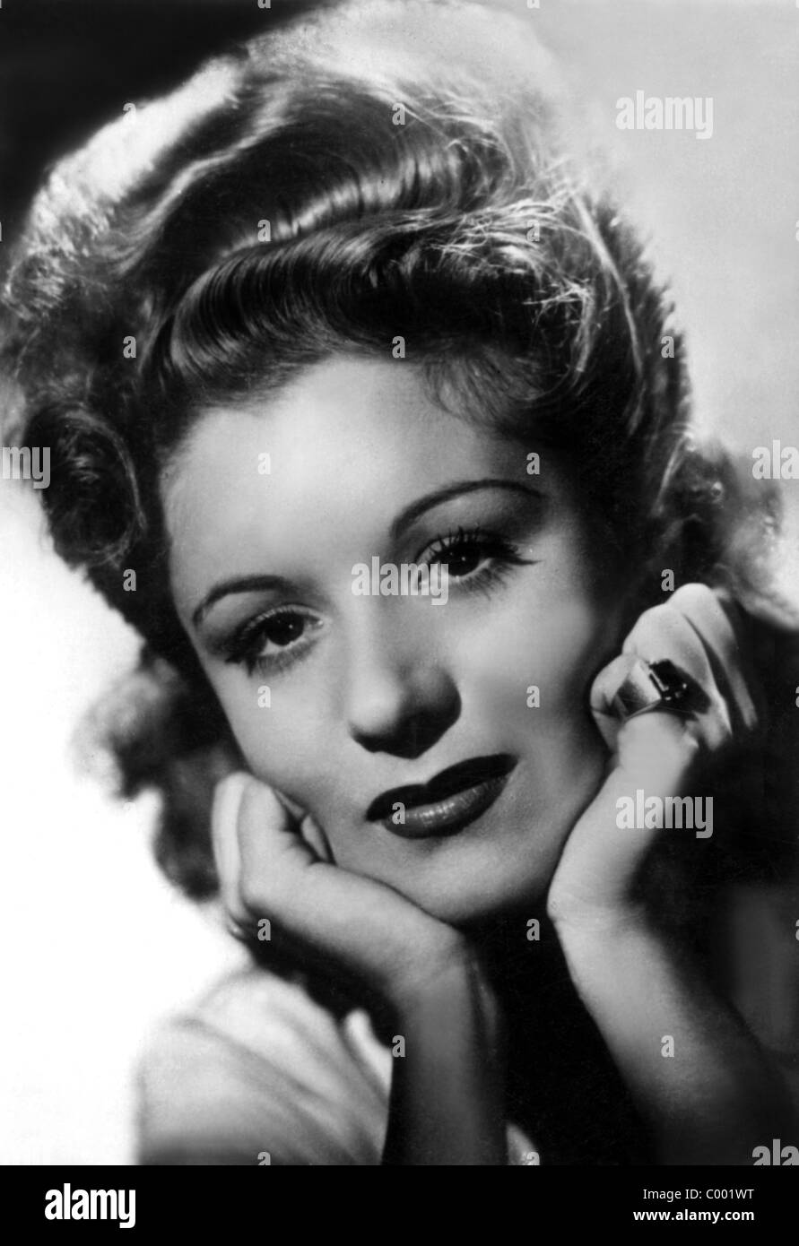 L'ACTRICE JACQUELINE GAUTHIER (1948) Banque D'Images