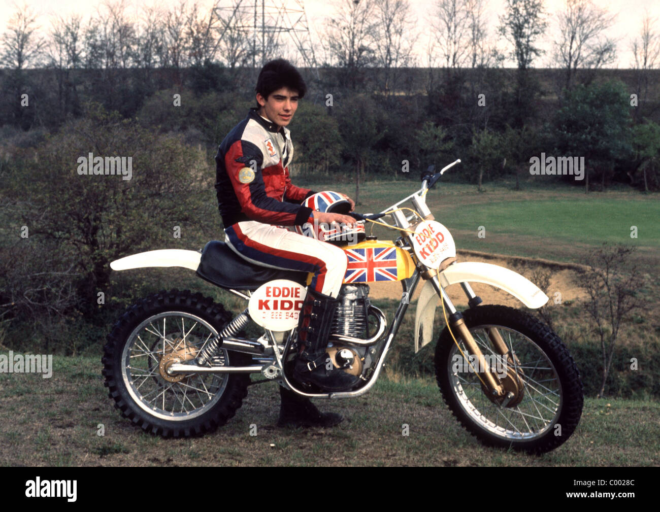 EDDIE KIDD CASCADEUR MOTO (1978 Photo Stock - Alamy