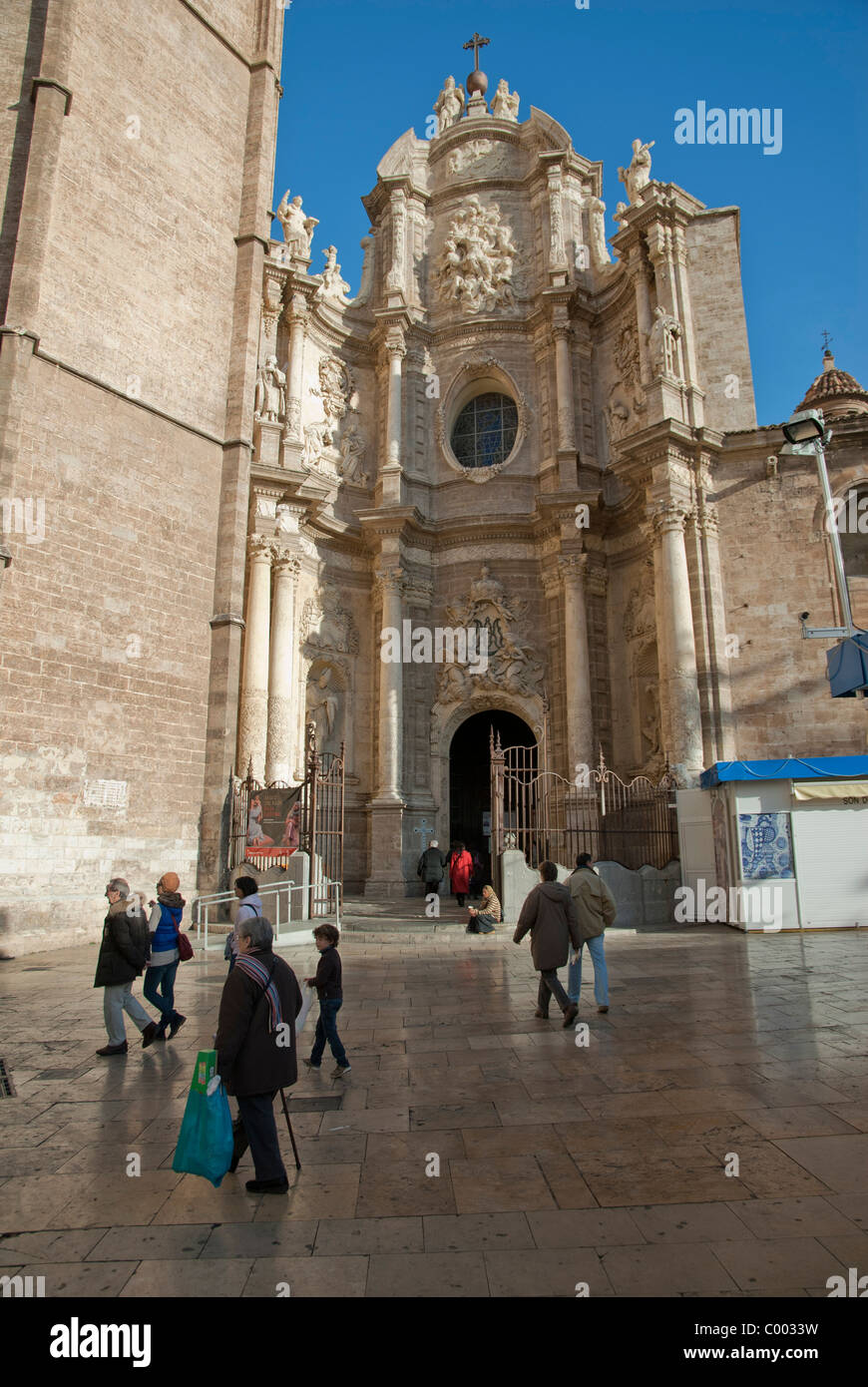 La cathédrale de la Plaza de la Reina, Espagne Banque D'Images