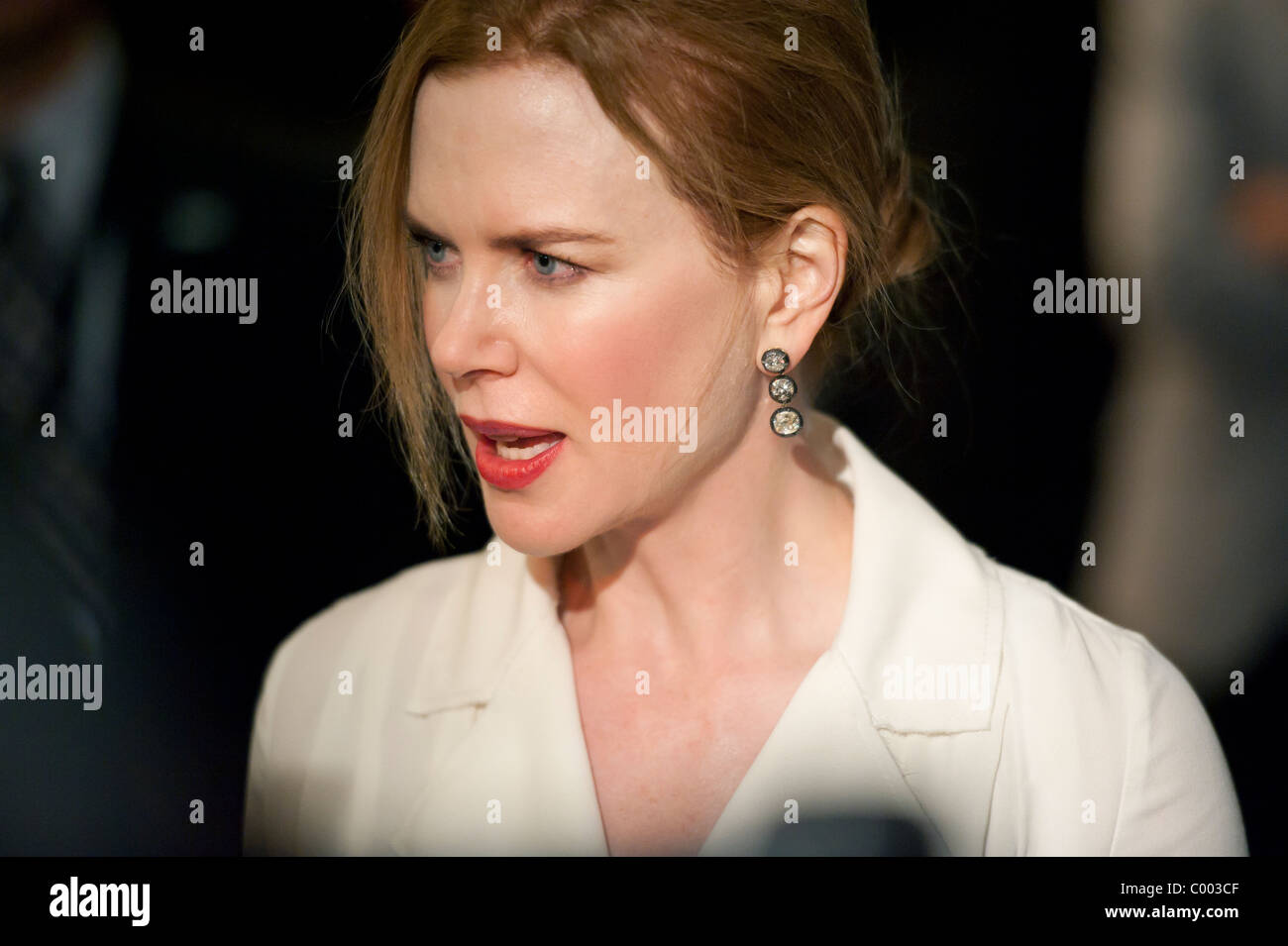 Oscar prête-nom et ancienne lauréate, Nicole Kidman, sur le tapis rouge Banque D'Images