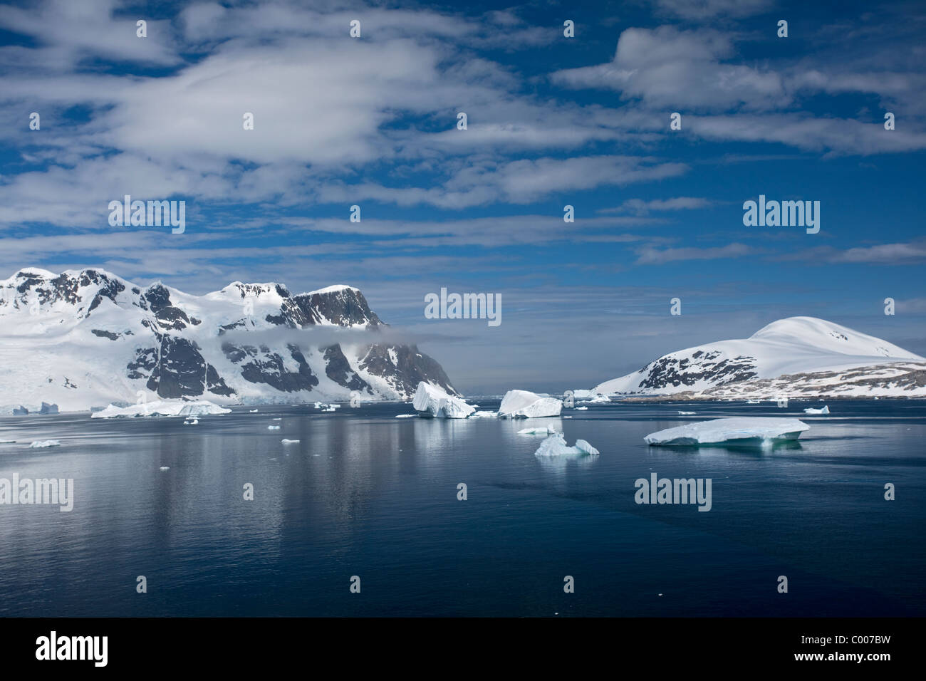 Le détroit de Gerlache, Péninsule Antarctique Banque D'Images