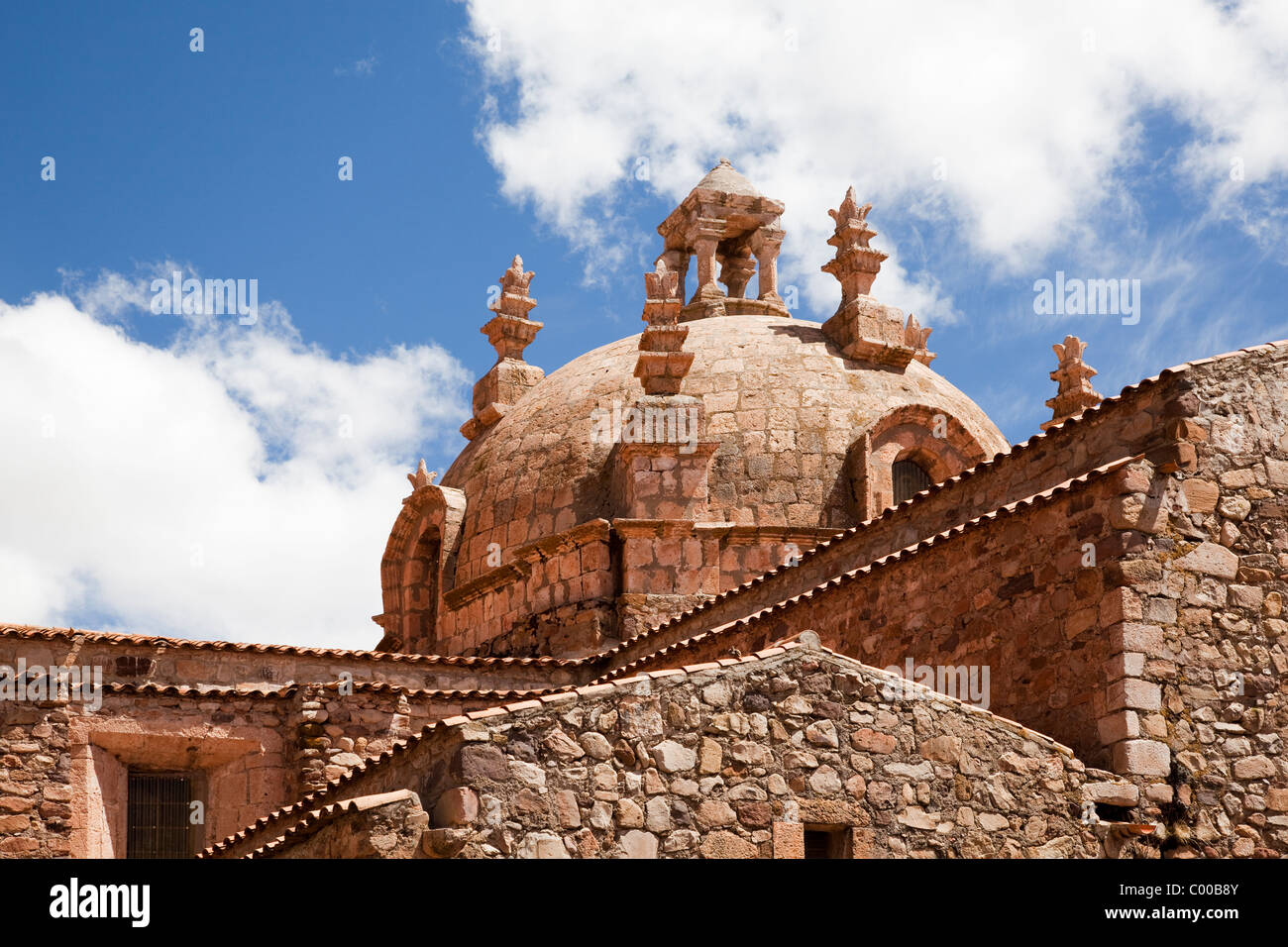 Église Santa Isabel à Pucara, Pérou, Amérique du Sud Banque D'Images