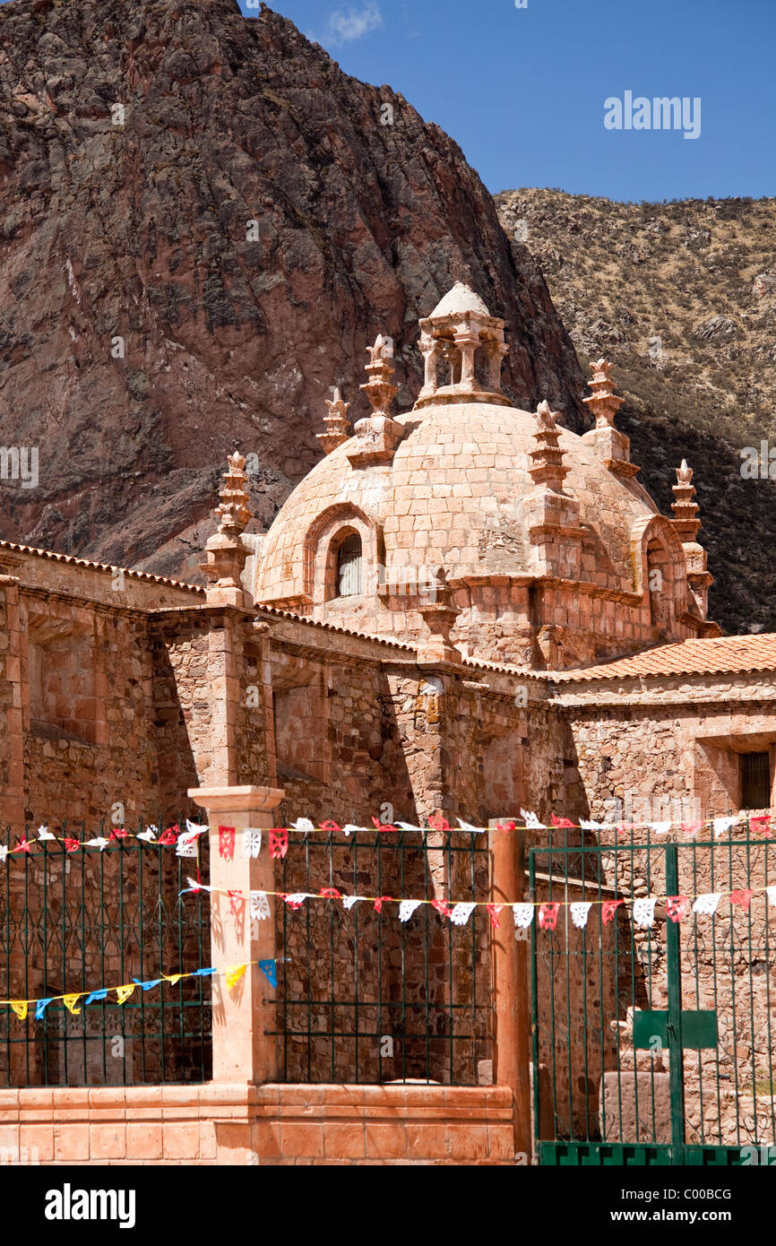Église Santa Isabel à Pucara, Pérou, Amérique du Sud Banque D'Images