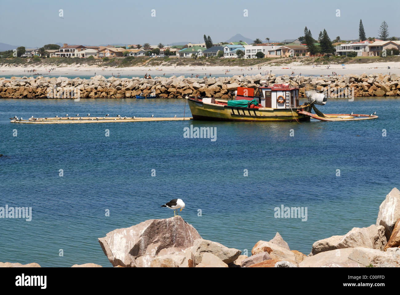 Diamond Drague Lamberts Bay Afrique du Sud Banque D'Images