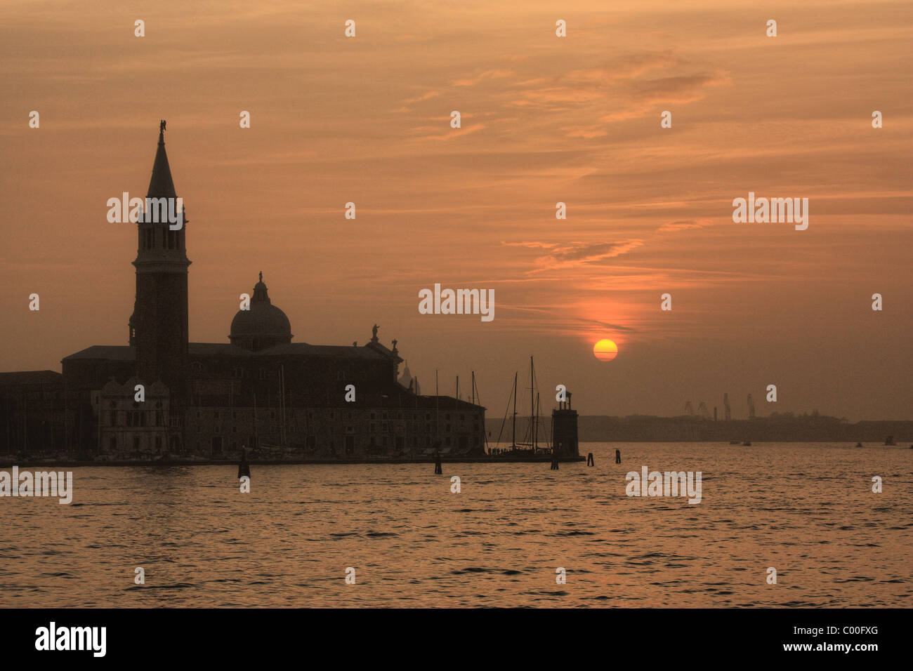 Isola di San Giorgio Maggiore, à Venise, Italie Banque D'Images