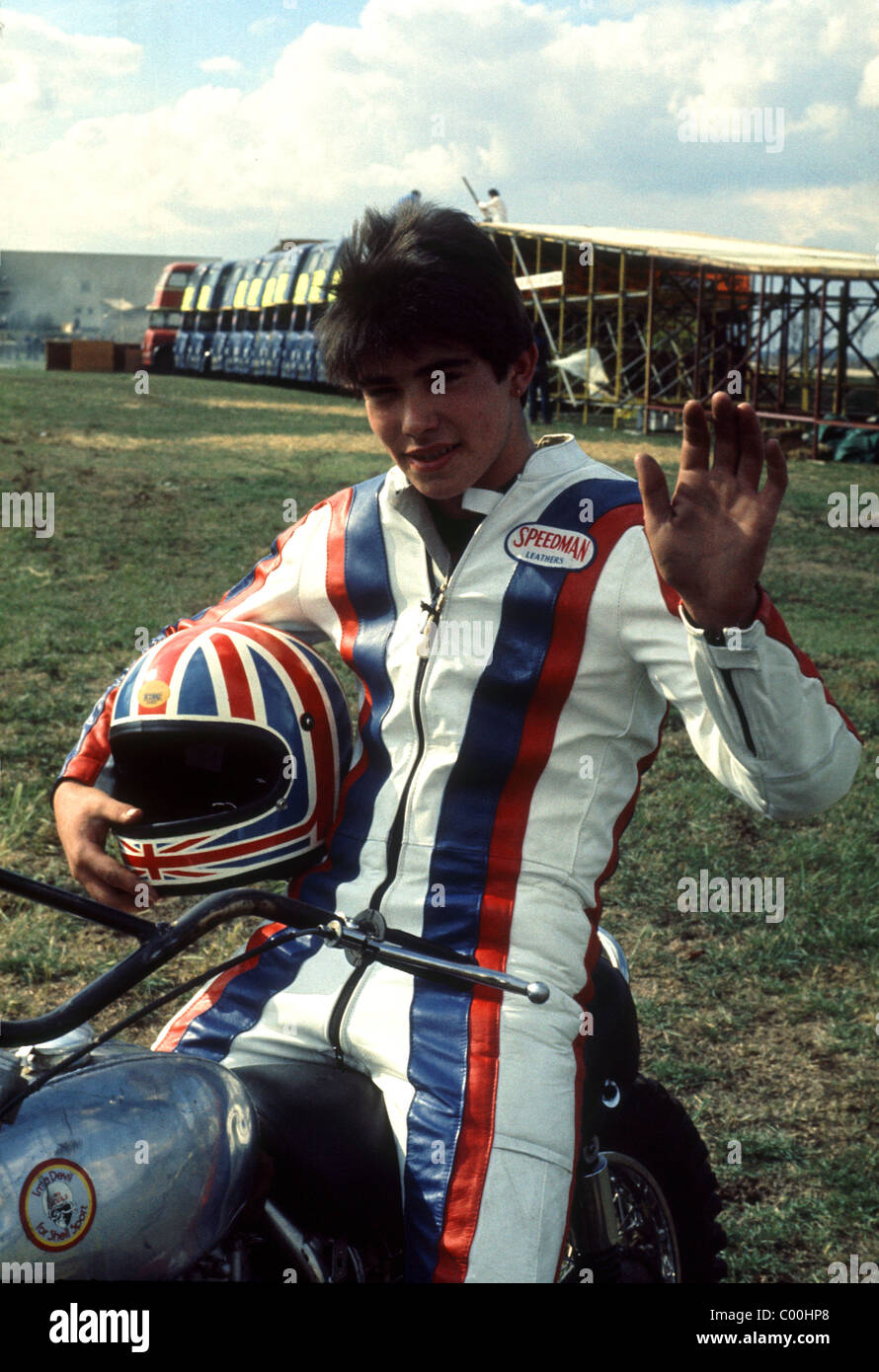 EDDIE KIDD CASCADEUR MOTO (1978 Photo Stock - Alamy