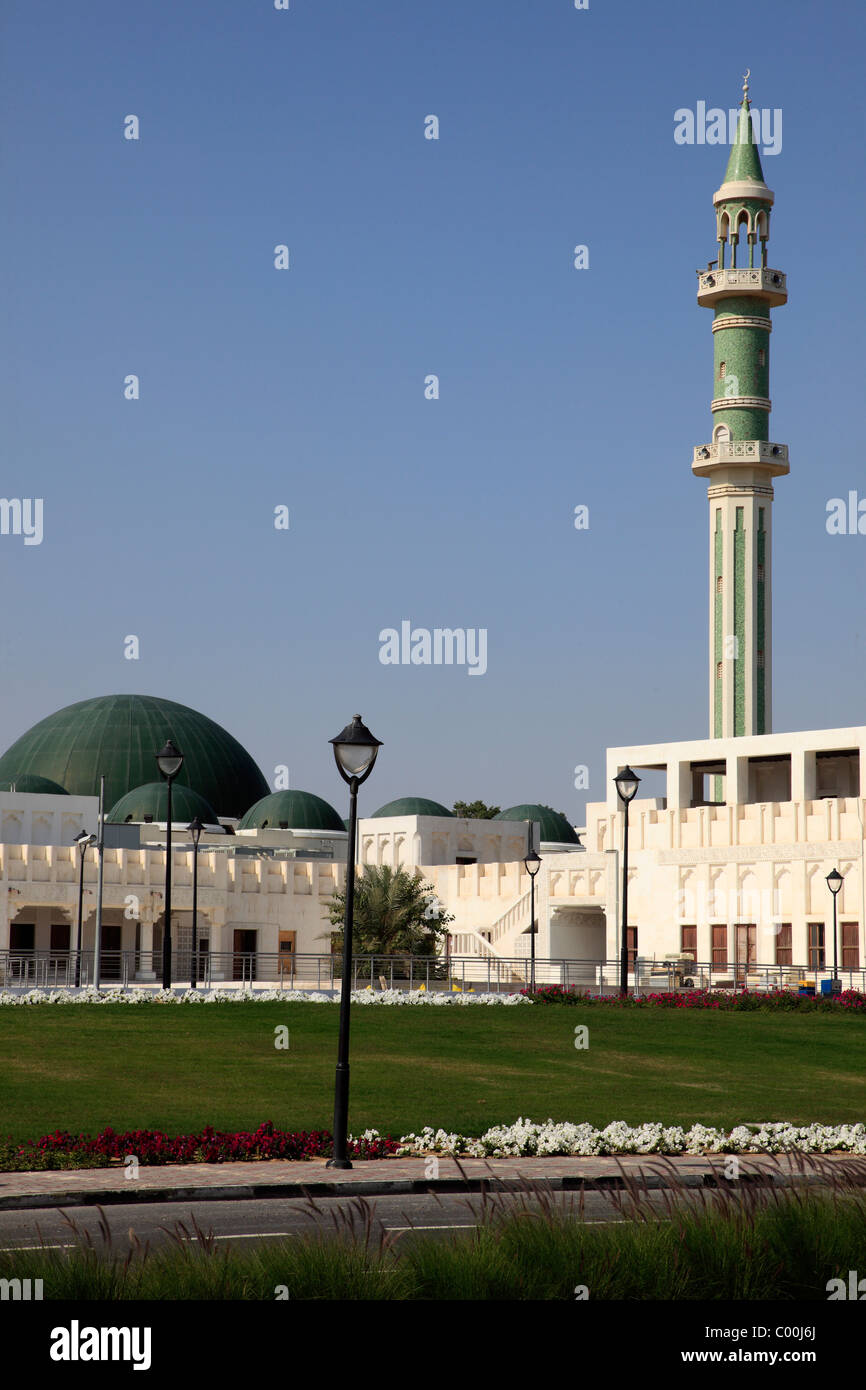 Qatar, Doha, Grande Mosquée, Banque D'Images