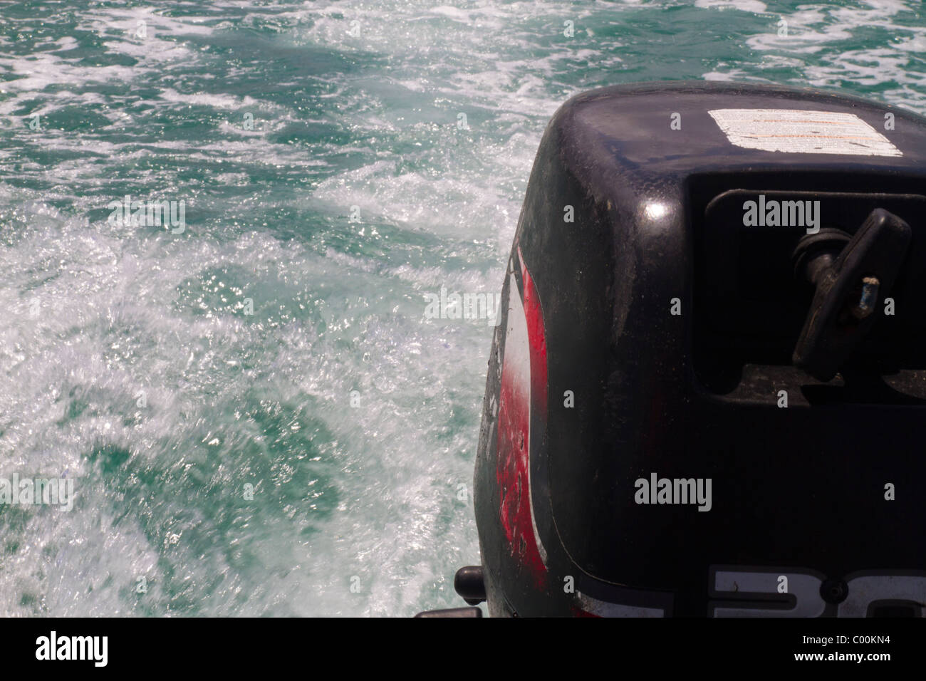 Ancien moteur hors-bord 30 HP Banque D'Images