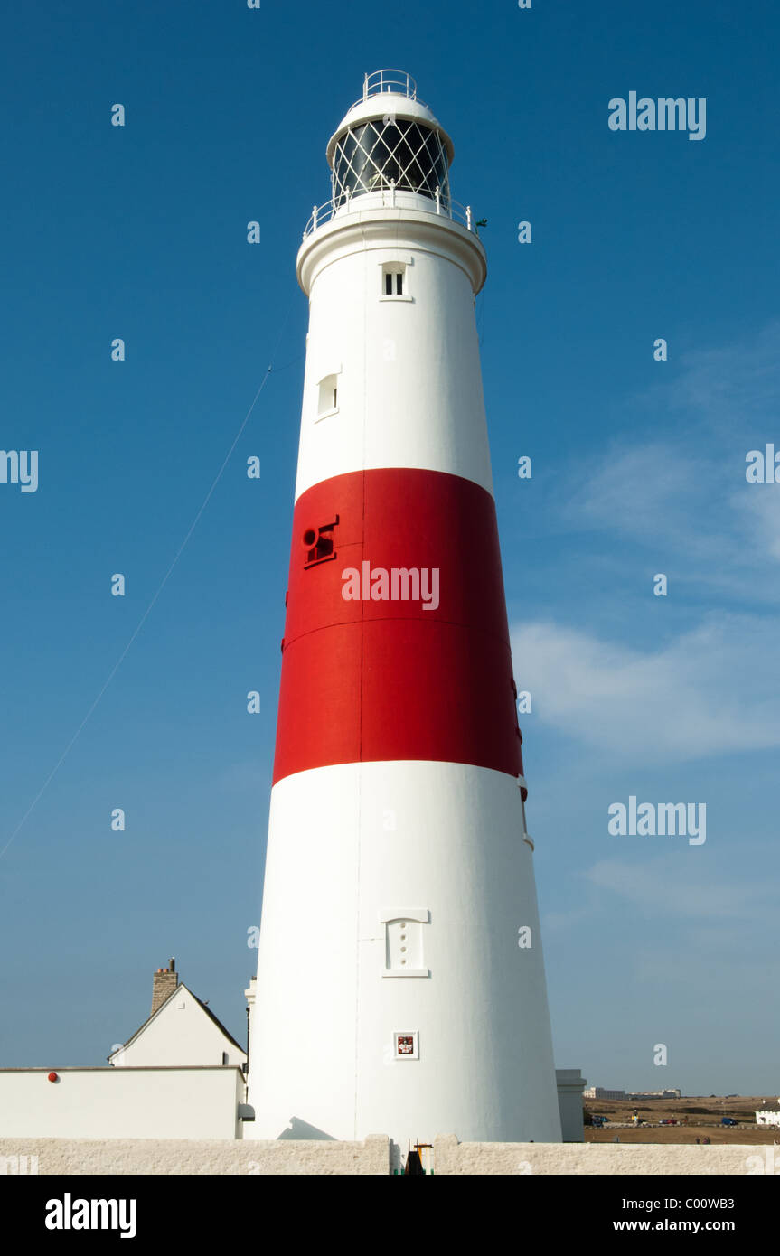 Portland Bill Lighthouse, ouvert au public Banque D'Images