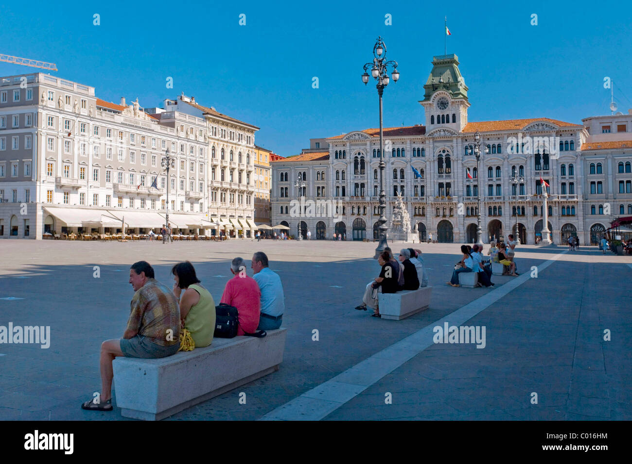 Piazza dell'Unita d'Italia, Trieste, Italy, Europe Banque D'Images