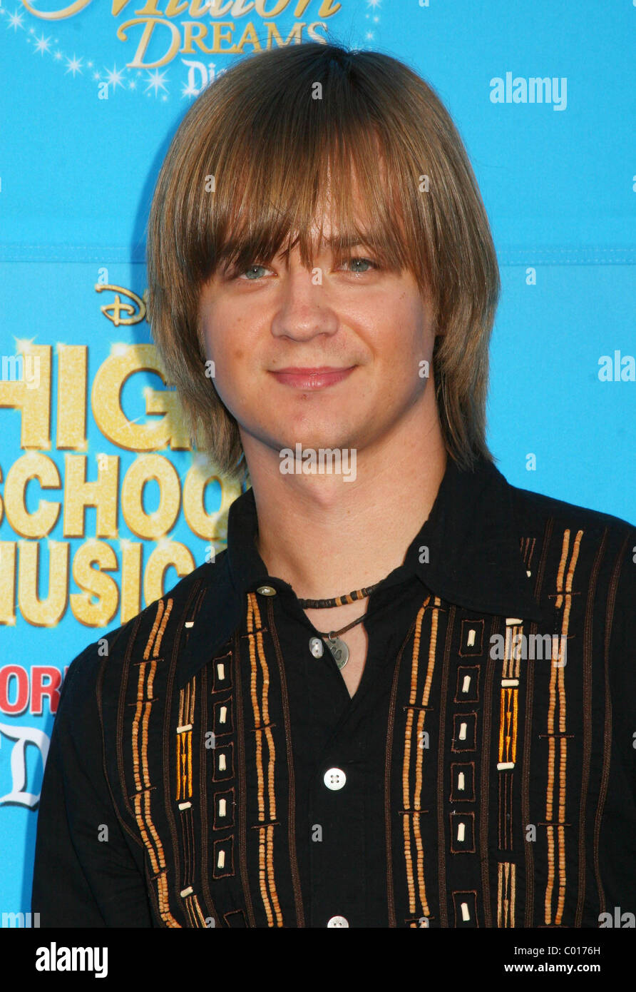 Jason Earles Le Monde de Disney la première du film 'High School Musical 2 ' à Downtown Disney - Arrivées Anaheim, Californie - Banque D'Images
