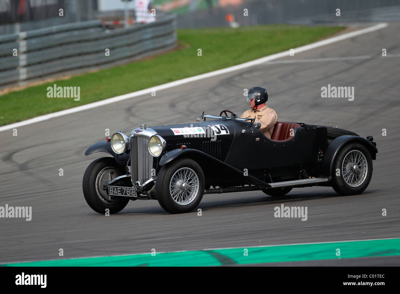 Course de la voitures d'avant-guerre, Jan Apel dans la Lagonda LG 45 à partir de 1936, Oldtimer-Grand-Prix 2010 pour automobiles au Nurburgring Banque D'Images
