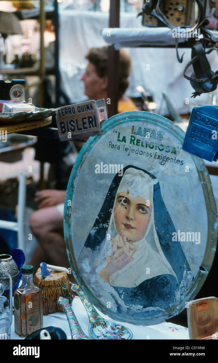 Marché aux puces, Buenos Aires, Argentine, Amérique du Sud Banque D'Images