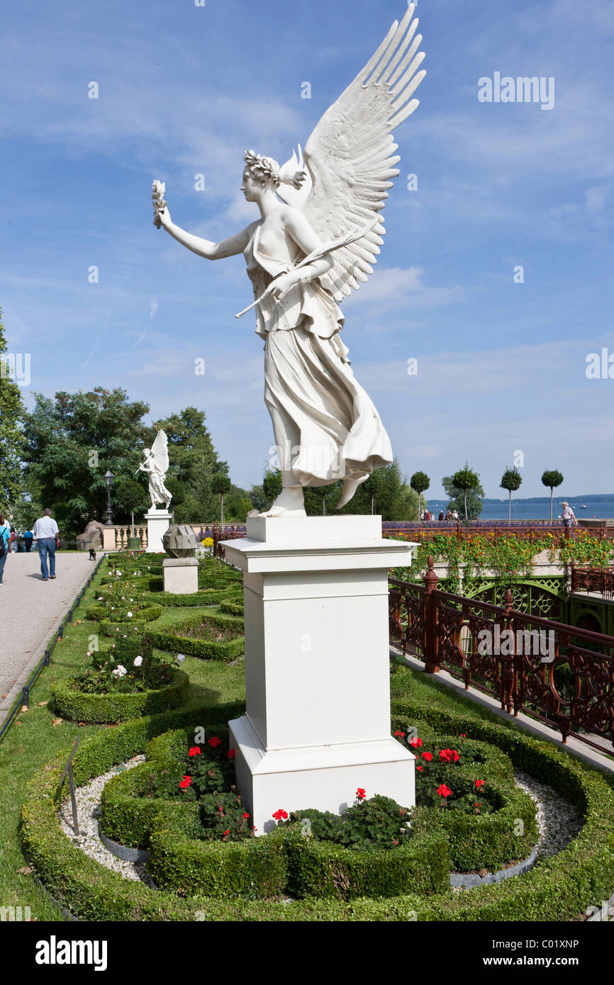 Schloss château de Schwerin, Mecklembourg-Poméranie-Occidentale, Allemagne, Europe Banque D'Images