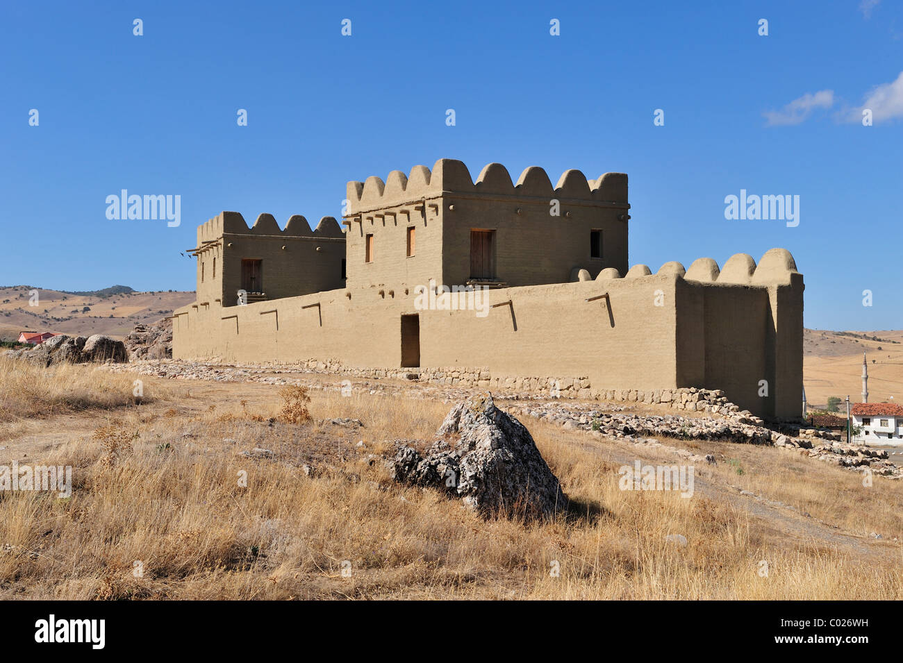 Hattusha reconstruit les murs, Institut Archéologique Allemand, fouilles, de Boğazköy Turquie 101003 38655  Banque D'Images