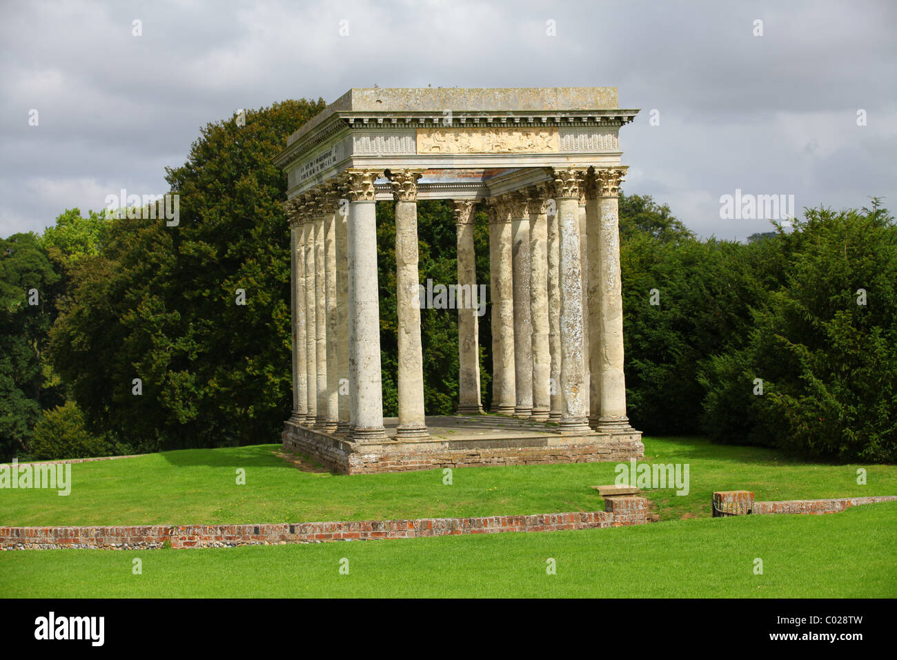 Temple de Concord à Audley End House Banque D'Images