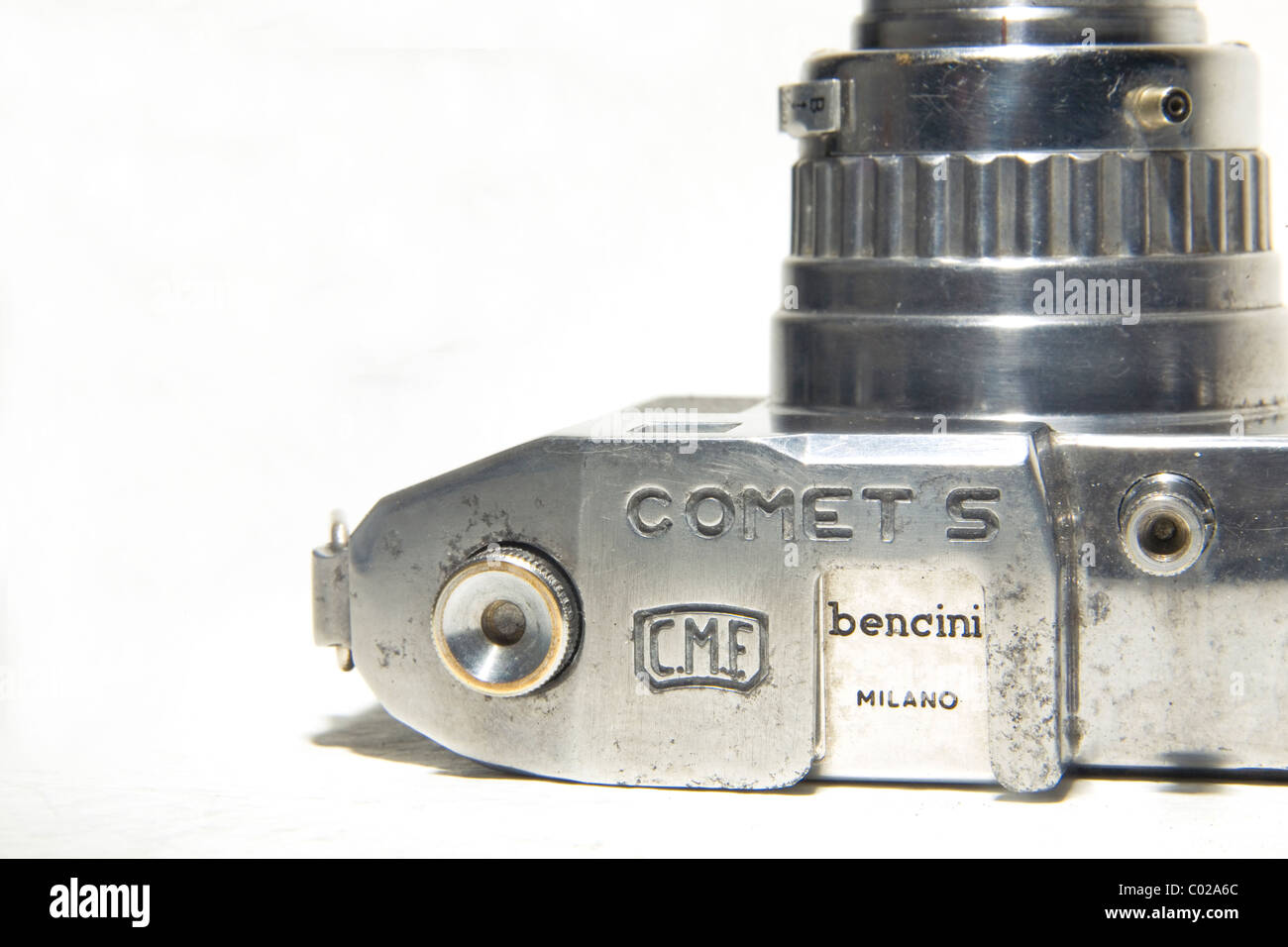 Célèbre et maintenant rare Bencini Comet italien art déco caméra Banque D'Images