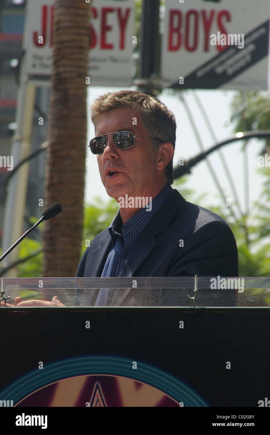 Tom Bergeron Vin Di Bona est honoré avec le th 2 346 étoiles sur le Hollywood Walk of Fame Los Angeles, Californie - 23.08.07 Banque D'Images