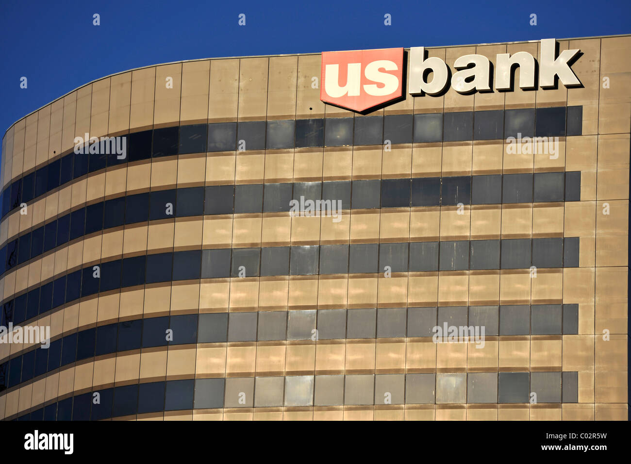 Le logo de la banque des États-Unis, Salt Lake City, Utah, États-Unis d'Amérique, l'Amérique Banque D'Images