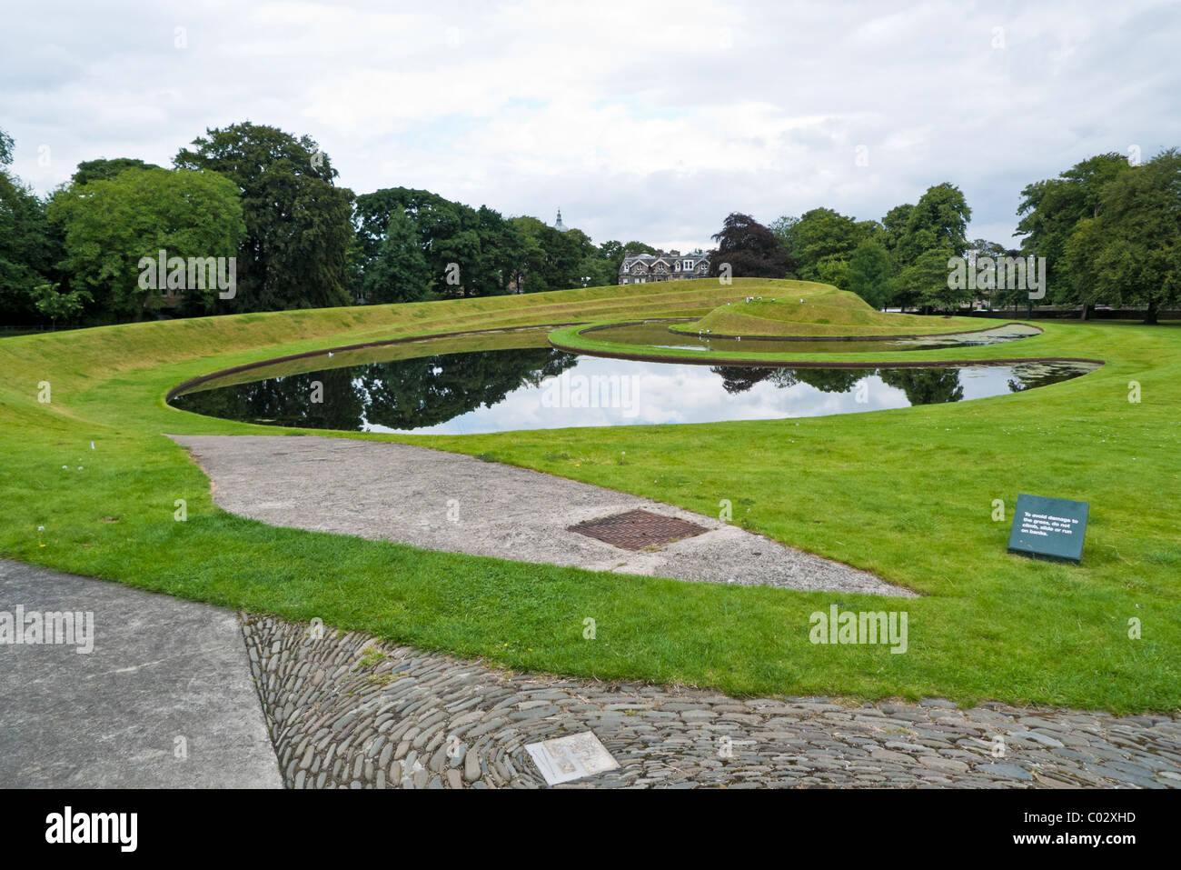 L Étang à Scottish Gallery of Modern Art Edimbourg en Ecosse Banque D'Images
