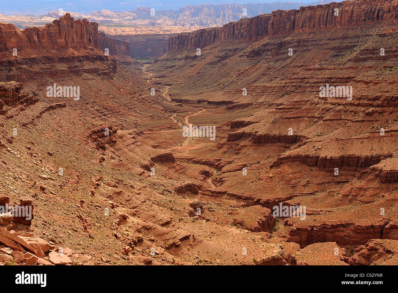 Canyonlands National Park, rock formation, Île dans le ciel, près de Moab, États-Unis Banque D'Images