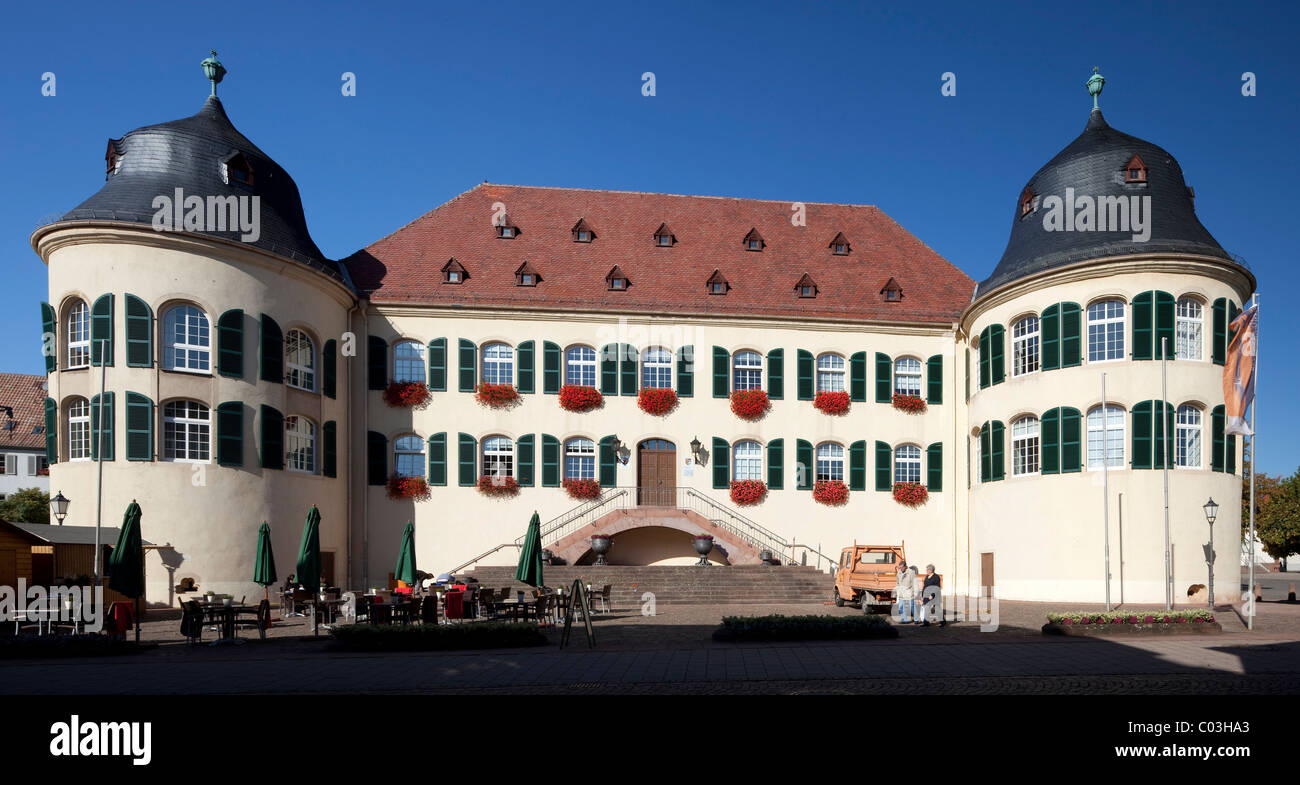 Château, Bad Bergzabern, Route des Vins du Sud, Rhénanie-Palatinat, Allemagne, Europe Banque D'Images
