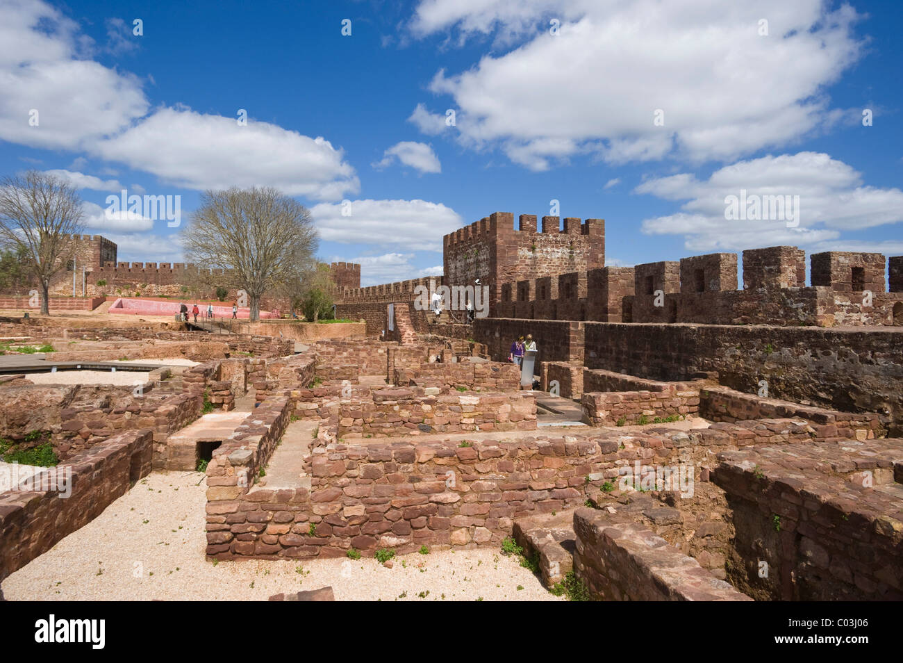 Silves Château Maure, Silves, Algarve, Portugal, Europa Banque D'Images