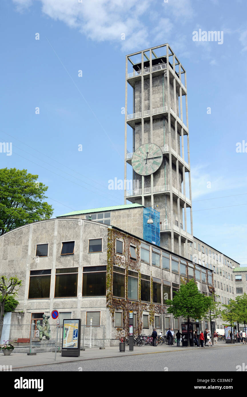 L'hôtel de ville par Arne Jacobsen, Aarhus ou Aarhus, Jutland, Danemark, Europe Banque D'Images