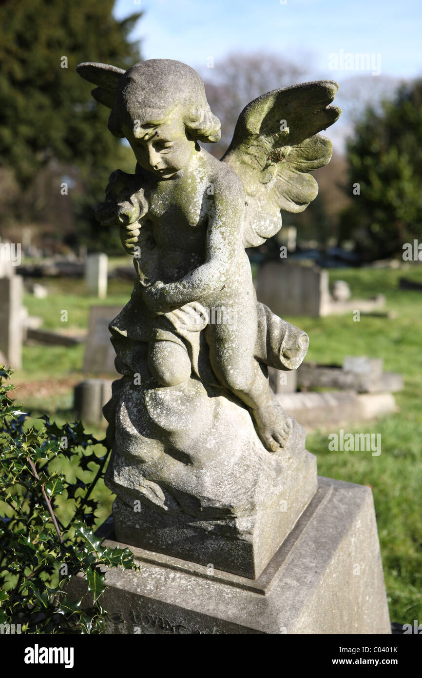 Cimetière monuments Banque D'Images