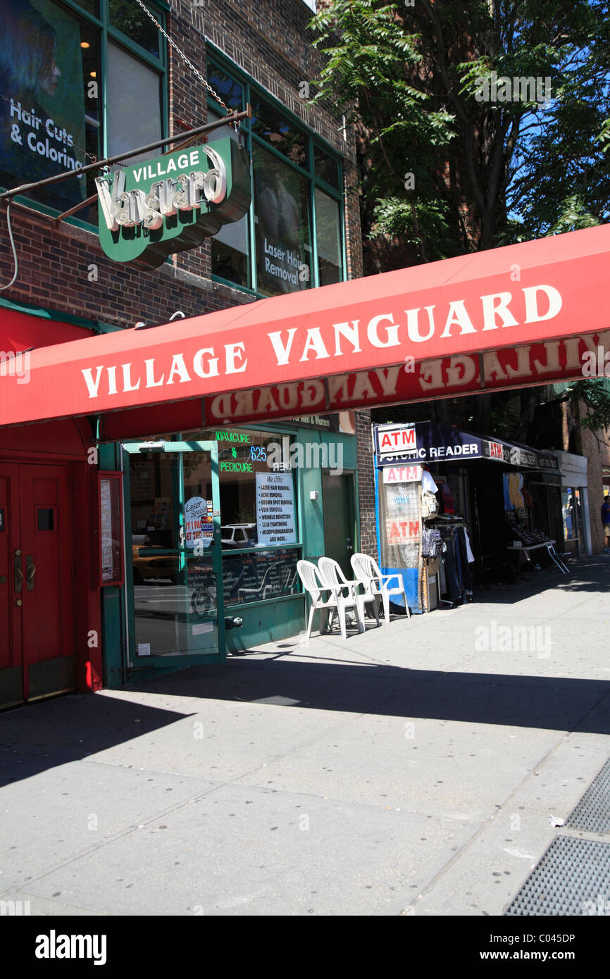 Village Vanguard, Jazz Club, Greenwich Village, West Village, à Manhattan, New York City, USA Banque D'Images