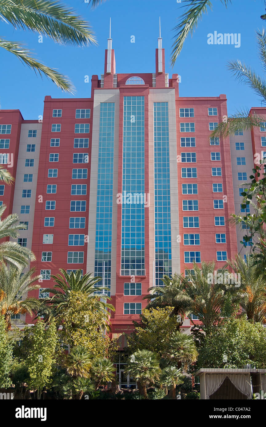 L'hôtel Hilton Grand Vacations Club at the Flamingo de Las Vegas Banque D'Images