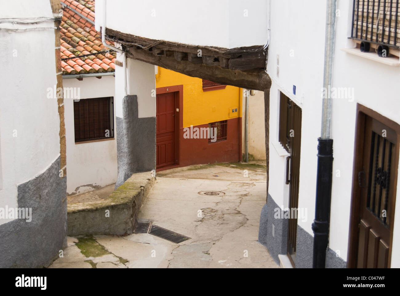 Rue d'Hervas Banque D'Images